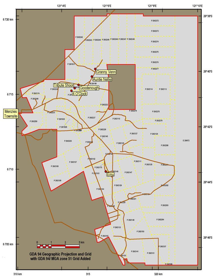 EAST MENZIES CONSOLIDATED FOR THE FIRST TIME Consolidation provides scale for targeted exploration N Total holdings of 154km 2 consisting of: 66 prospecting licences 2 mining leases 1 exploration