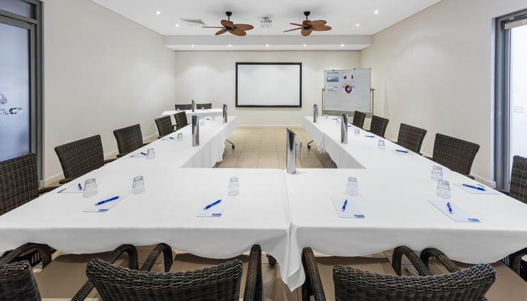 Interconnecting rooms with built in AV that can connect through the whole space from one laptop. Unique event spaces available; penthouse suites and restaurant available to hire pre/post events.