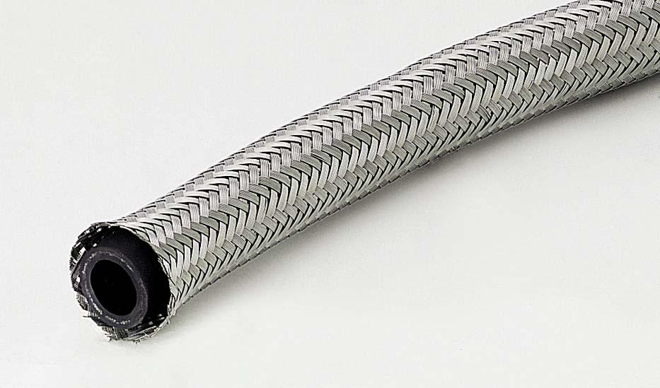 XRP STAINLESS STEEL OVERBRAID For use on vacuum lines, fuel lines, radiator hose, heater hose, power steering hose, AC lines or over our