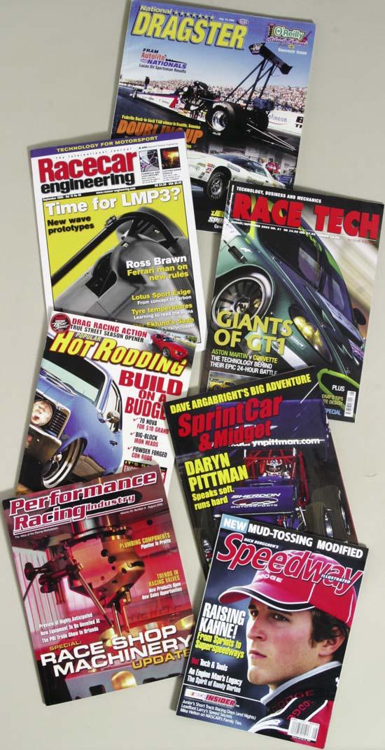 Watch Popular Hot Rodding, Performance Racing Industry, National Dragster, Sprint Car and Midget, Speedway Illustrated, RaceTech UK and Racecar Engineering UK for information about how better