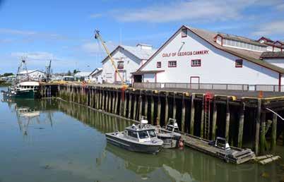 Originally a salmon cannery until canning operations came to a halt during the Great Depression of the 1930s, the site continued to