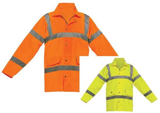 ANSI JACKETS & COATS continued 4203 ANSI Class III 2 beaded reflective Four pockets (3 outside, 1 inside) Detachable hood Lightweight coated polyester shell with teflon coating Durable zipper Elastic