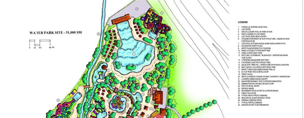 THE WATER PARK The African Themed Water Park will be