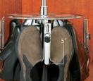 360 rotation for easy shoe removal A built-in detent ensures your shoes are always facing out for ease in coordinating with your clothes 5-Shelf version is designed to fit standard closets up to 96