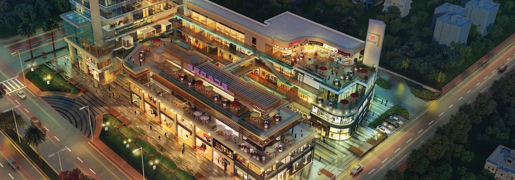 ROOFTOP TERRACE RESTAURANTS outh-watering cuisines with panoramic view F&B ZONE Over 50% of retail development dedicated for F&B ESCALATORS 6 escalators for fast & convenient vertical movement