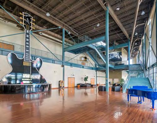 t h e b u i l d i n g Colliers International Memphis is pleased to present the Gibson Guitar Factory redevelopment in Memphis, Tennessee Located one block