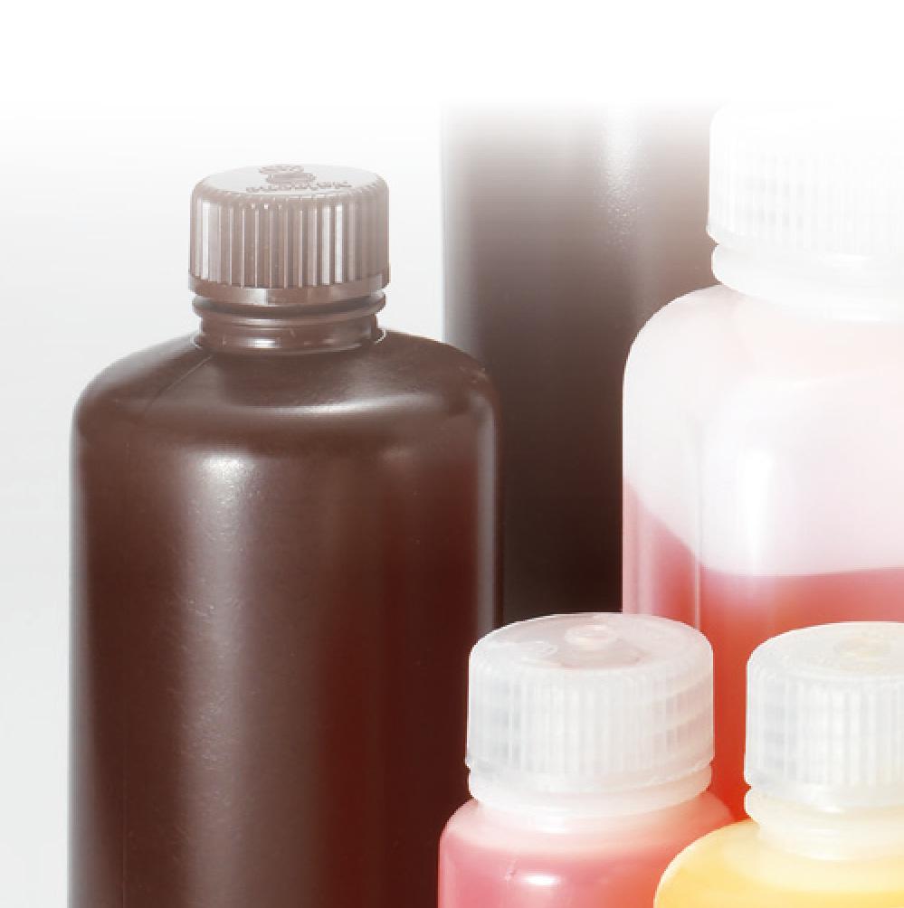Amber Laboratory-Grade Bottles Thermo Scientiﬁc Nalgene lab-quality