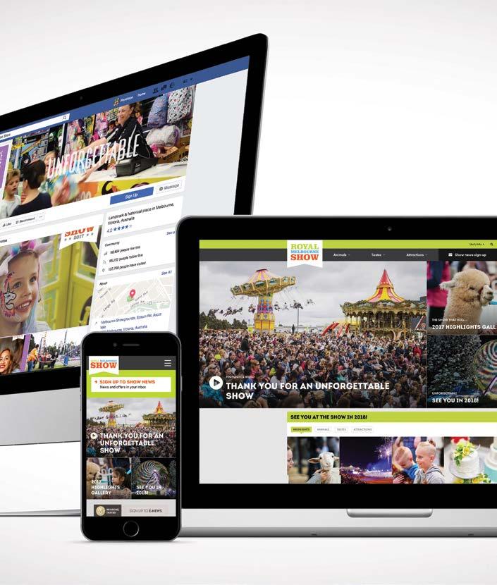 YOUR REACH GOES BEYOND THE EVENT As a sponsor you can have the opportunity to leverage these assets 732,000+ unique visitors to royalshow.com.