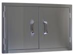 OUTDOOR KITCHEN STAINLESS STEEL SINGLE STORAGE DOOR WITH 2 DRAWERS BS24230 STAINLESS STEEL DOOR AND PROPANE DRAWER