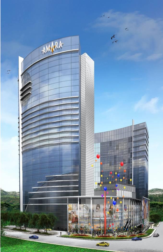 HOTEL INVESTMENT & MANAGEMENT AMARA SIGNATURE, SHANGHAI A mixed development which will comprise a 360-room hotel, retail centre and office building Located at the junction of JiaoZhou Road( 胶洲路 ) and