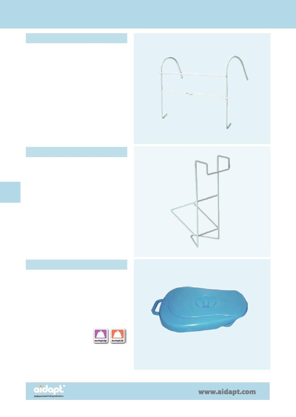 Incontinence Urine/Catheter Bag Hanging Holder VR270BB Hanging arm to secure from the bed frame or bed rail Suitable for most popular urine/catheter bags Integrated clip to hold inlet tube Plastic