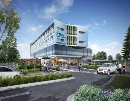 4 million Cancer Care Centre Mater is working closely with Springfield Land Corporation in relation to master planning &