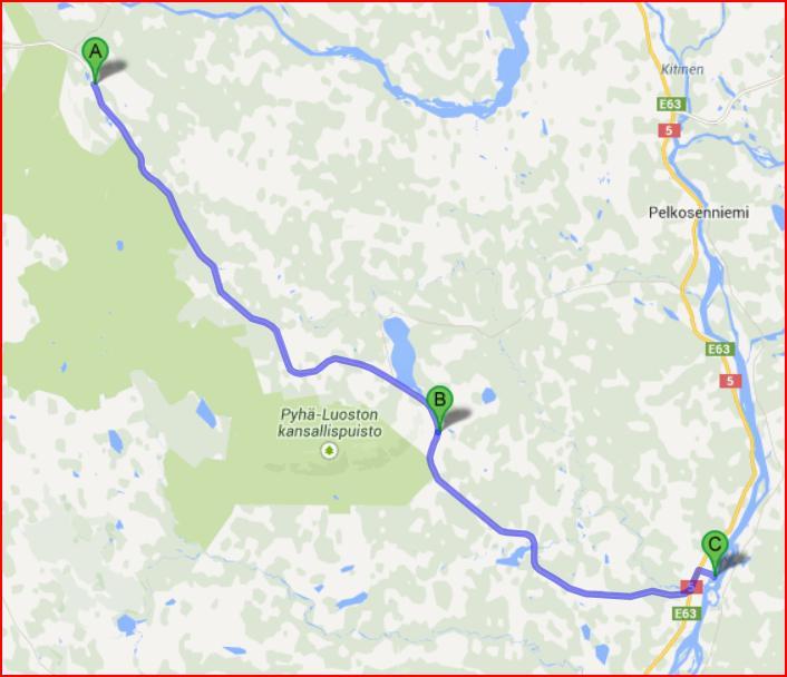 Vuostimo locates only 15 minutes from Pyhätunturi and 40 minutes from Luosto!