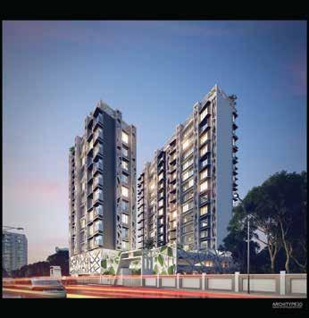 ESTRELLA 14 storey residential towers with 4 BHK iconic residences at Bandra (W).