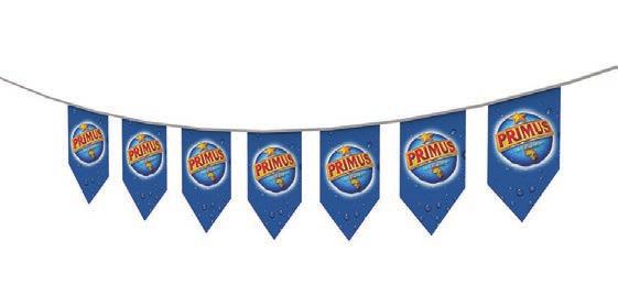 PUBLI-PUCP PVC Pennants Pennants or Bunting has many uses in the signage and advertising industries.