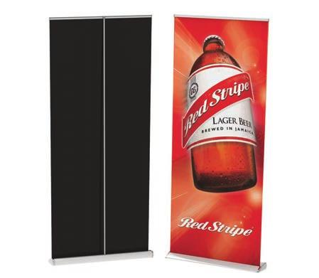 solutions that help you present your services or products to potential customers at various events. Dimensions: 33 X 79 Fabric: Laminated Vinyl Decorations: Full Coverage. Colors: Digital Printing.