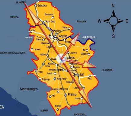 BASIC INFORMATION Macro - regional center of Serbia The fourth largest city in Serbia Total population of 177 456 inhabitants, area of 835 km 2 University Center - 11 faculties Support to