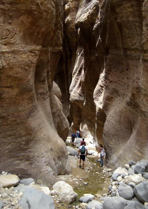 We transfer to the entrance of the canyon near the village of Mansoura near Shobak, arriving around 10:00 am where our local Feynan eco-guide meets for the