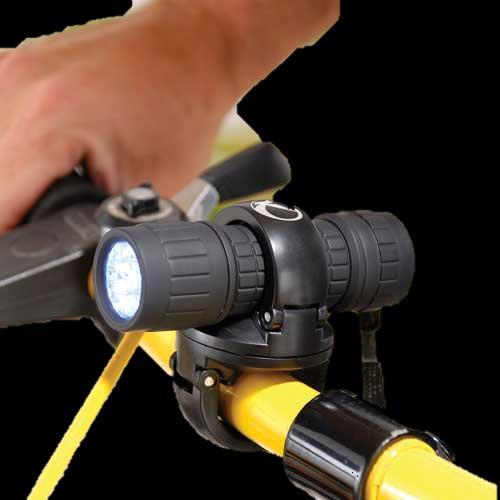L114 Safety Light MFL22 28 LED Daylighter Flashlight Ride toward success with the bike safety light during your next special event!