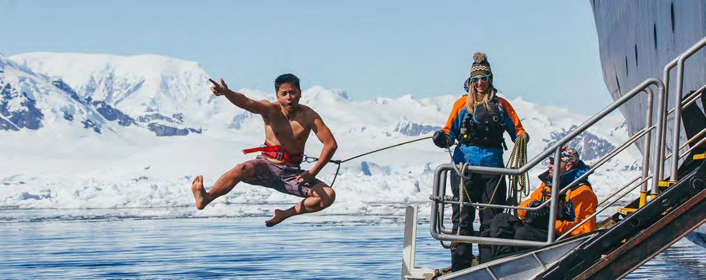Adventure Options Ready for a little adventure beyond your ship? Each Quark Expeditions voyage offers a variety of fun recreational activities to enhance your polar experience.