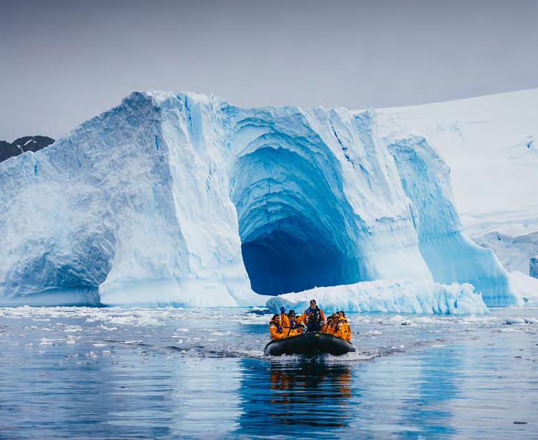 CIERVA COVE If one of your expedition goals is to witness incredible icebergs and pack ice, Cierva Cove is the place for you.
