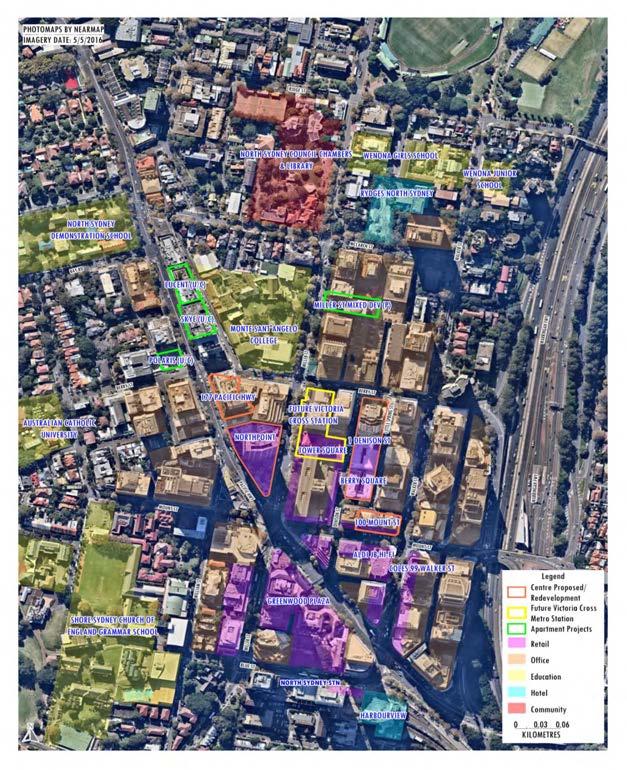 Figure 12: North Sydney retail & community service provisions