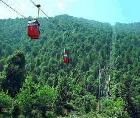 the city- cable car of Ramsar- O/N Ramsar Day 05: Going to
