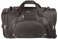 EL020 - Elleven 26 inch Wheeled Duffel This bag features a zippered main compartment with U-shaped opening, front top nylex-lined media pocket, large zippered front pocket with
