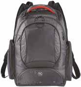 EL013 - Elleven Vapor Backpack This exclusive design has a designated TSA-friendly padded laptop section, padded back and shoulder straps for extra comfort and back panel to slip easily over trolley