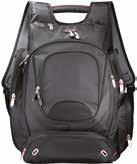EL003 - Elleven Checkpoint-Friendly Compu-Backpack This exclusive design has a designated laptop-only section that unfolds to lay flat on the X-ray belt to increase your speed, convenience and