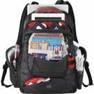 ZM1007 - Zoom Checkpoint-Friendly Compu-Backpack Includes designated laptop-only section that unfolds to lay flat on the X-ray belt to increase your speed through security.