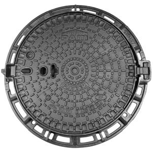 PAMREX Manhole Covers Designed to handle the rigors of modern traffic strength of 120,000 lbs, is capable of withstanding loads much greater than the AASHTO H20 requirement. and security features.