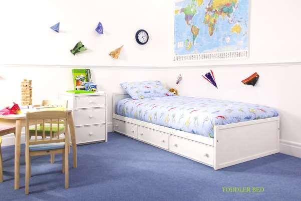 desk or bedside table. Toddler Bed Designed at a low height as a bed for young children.