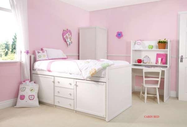 Cabin Bed The Cabin bed offers storage in the form of three large drawers and two cupboards