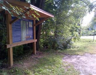 Waterfall & Trailhead Signage Kiosks Partnership Funding project with RTO7 6 sign