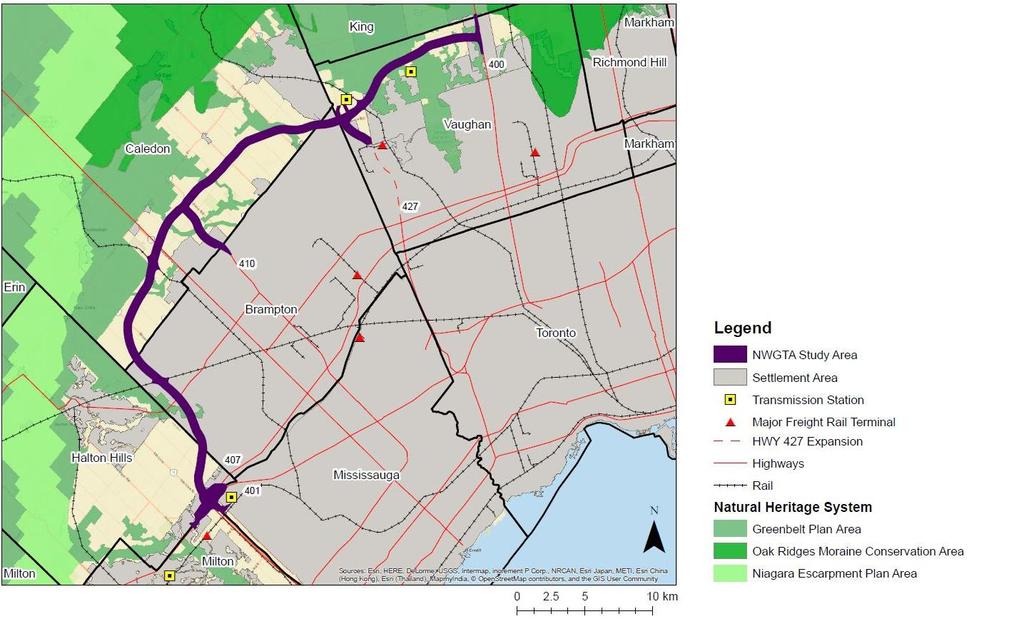 Why is GTA West Corridor important for Brampton? Allow for the advancement of secondary planning in the Heritage Heights area in northwest Brampton.