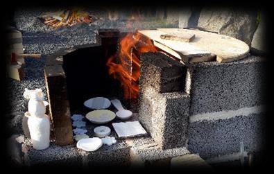 Raku workshop at the ceramic studio at Jörvi You will be welcomed by Bjarnheidur, the ceramist and fire