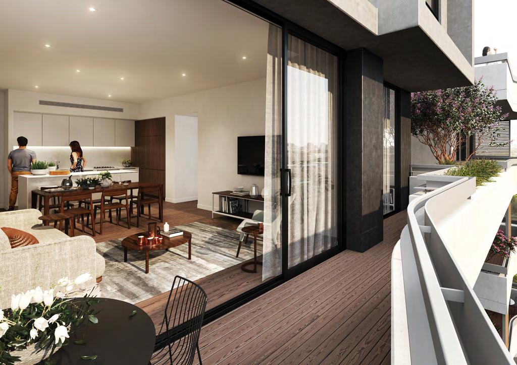 A TRUE CITY COMMUNITY Ovation Quarter celebrates Sydney as a great place to live, with spacious, luxury apartments intertwined with wonderful green space and with views that draw in the landscape.
