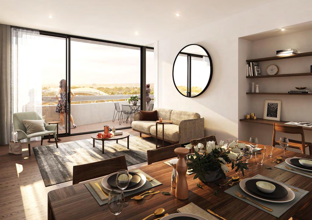 THE APARTMENTS The generously-proportioned 1,2 and 3-bedroom apartments offer a real sense of space and relaxed living. From 2.
