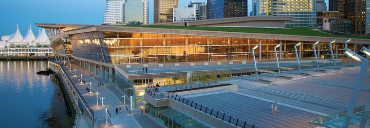 v=7a6yhsb58as The Convention Centre West Building is the FIRST double LEED Platinum-certiHied convention centre and uses the lasted green technology to promote their mission of being as