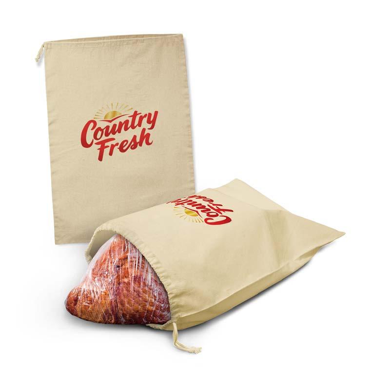 *Bright Sparks exclusive* Ham Storage Bag An essential in every kitchen this Christmas this drawstring
