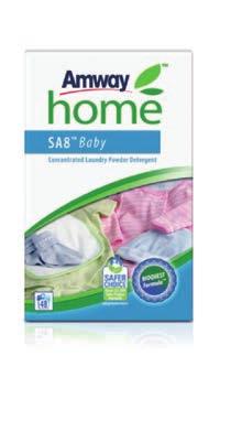 4 C // SA8 Baby Concentrated Laundry Powder Detergent This gentle detergent is specially developed for young and sensitive skin, cleaning at all temperatures from 30-95 C.