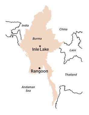INLE LAKE (GEOGRAPHY) The second largest freshwater lake in Myanmar 900 meters above sea-level 22 km