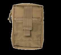 quick-release buckle Reinforced MOLLE attachment points 600 Denier polyester construction Large MOLLE Medic