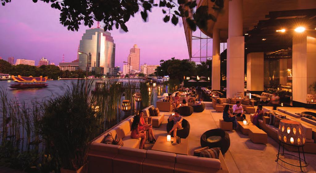 LOCATION AT A GLANCE Located along the banks of the Chao Phraya River, offering extensive views of Bangkok, the hotel is easily accessed by road, river and skytrain.