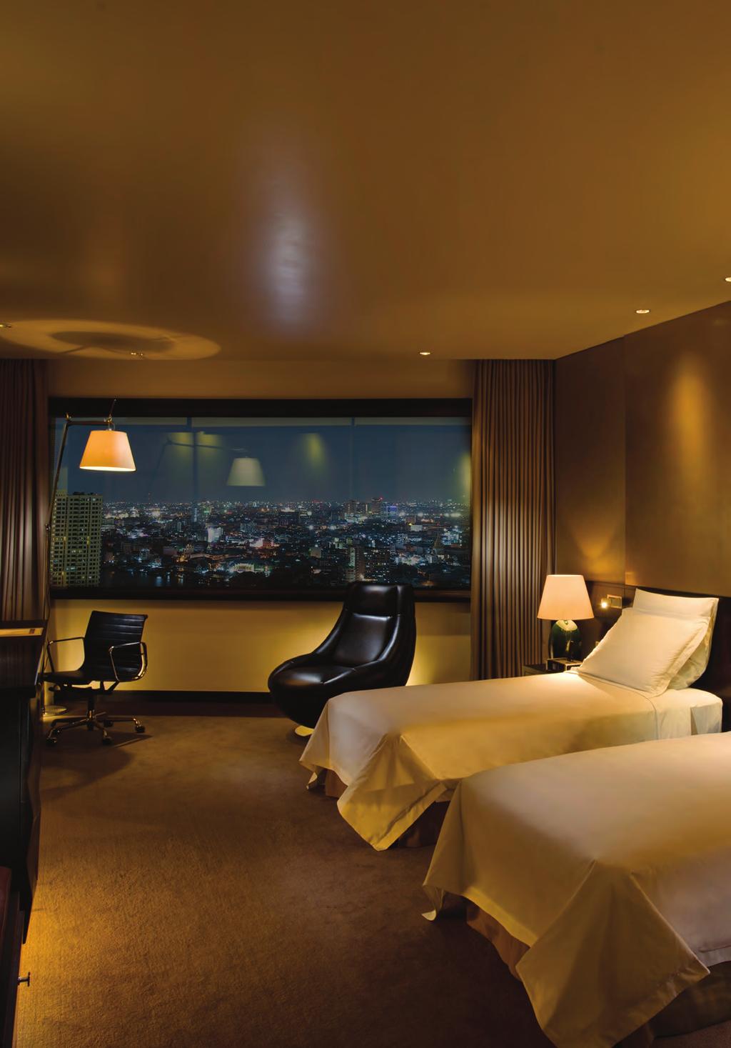 OUR ROOMS Millennium Hilton Bangkok offers 543 guest rooms and suites wrapped in 32 elegant, curving storeys.