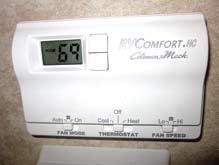 Residential Style Digital Dual Thermostat One Thermostat to control both the A/C