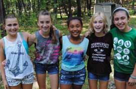 Social skills and confidence is emphasized. Pathfinders (Entering grades 4-6) Pathfinders enjoy all the traditional camp activities listed on the previous page.