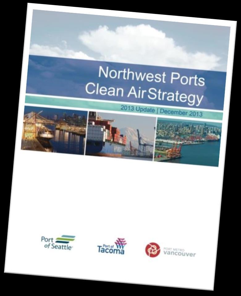 Tool #1: Collaborative Partnerships Air Quality and Emissions Reduction Northwest Ports Clean Air Strategy Initiated by Port of Seattle, Port of Tacoma and Port Metro Vancouver, Canada in