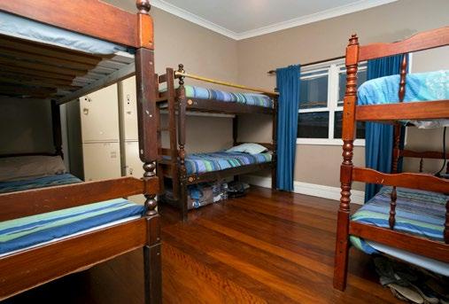 PRIVATE ROOMS We have a selection of single, twin/double, and family rooms either with shared bathrooms for